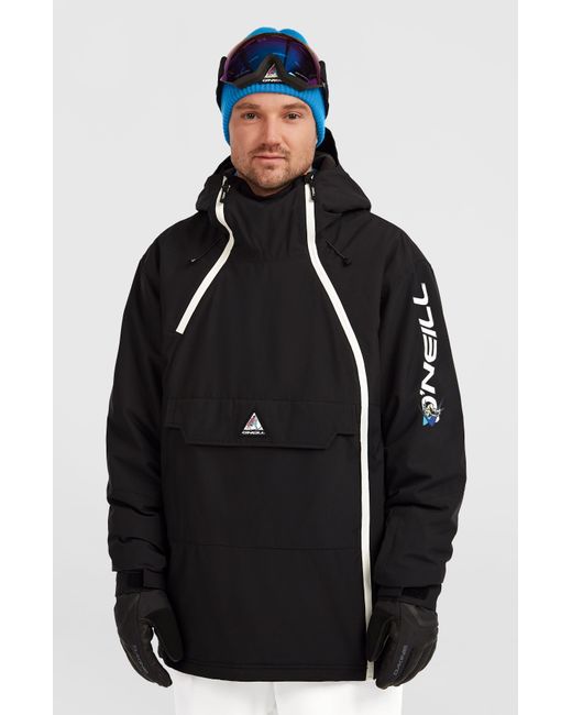 O'neill Sportswear Black Fwc'Play Asymmetric Snow Jacket for men