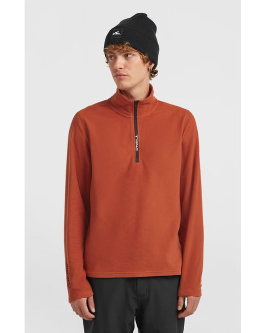 O'neill Sportswear Red Fwc'Cruz Jack's Polartec Half-Zip Fleece for men