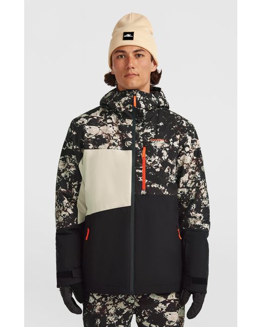 O'neill Sportswear Black Fwc'Cruz Triple Snow Jacket for men