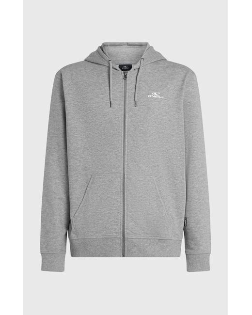 O'neill Sportswear Gray Small Logo Full-Zip Hoodie for men