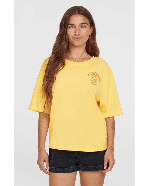 O'neill Sportswear Pink Summer Musthaves Back Print T-Shirt