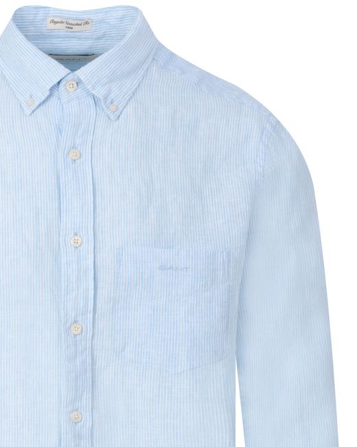Gant Casual Overhemd Lm in het Blue voor heren