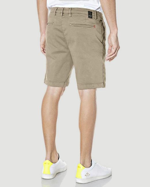 Replay Benni Short in het Natural voor heren