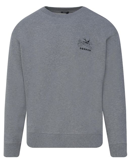 Denham Dxt Fatale Sweater in het Gray voor heren