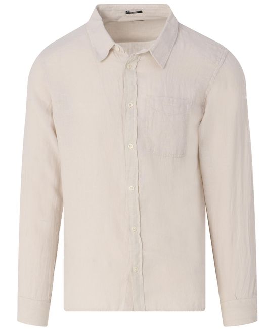 Denham Rob Reg Casual Overhemd Lm in het White voor heren