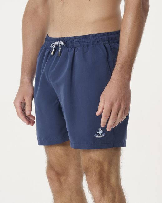 Gant Faconnable Swim Short in het Blue voor heren