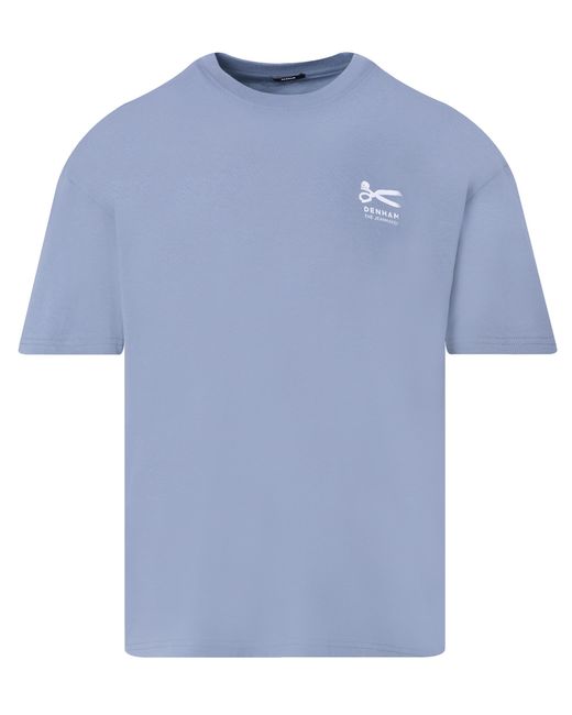 Denham Aspect Box T-shirt Km in het Blue voor heren