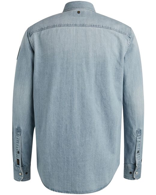 PME LEGEND Casual Overhemd Lm in het Blue voor heren