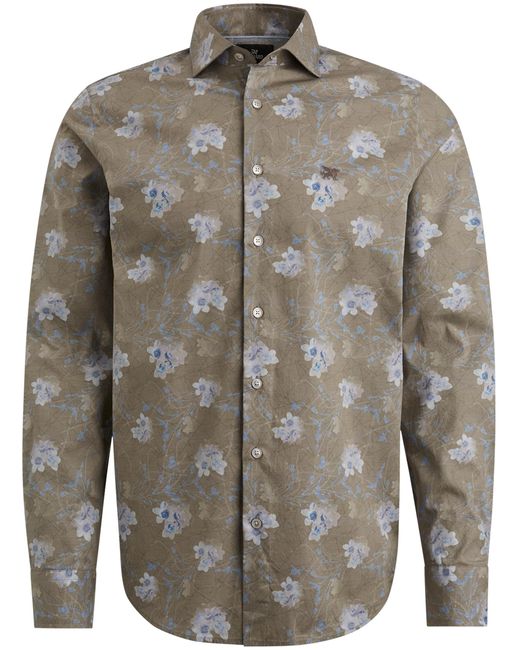 Vanguard Casual Overhemd Lm in het Gray voor heren