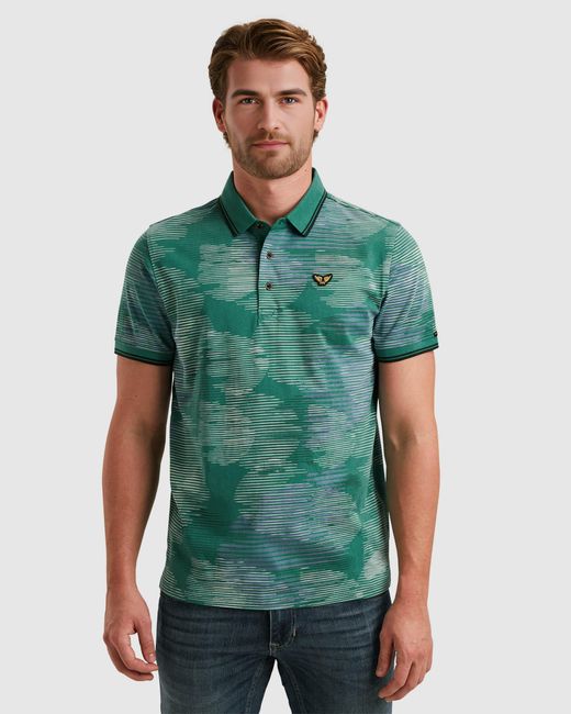 PME LEGEND Polo Ss in het Green voor heren