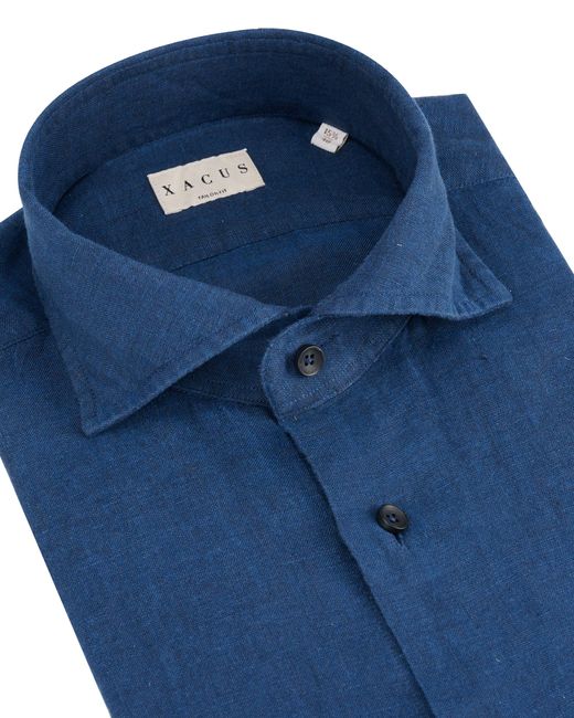 Xacus Overhemd Lm in het Blue voor heren