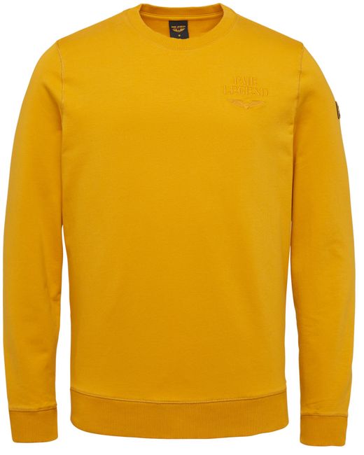 PME LEGEND Sweater in het Yellow voor heren