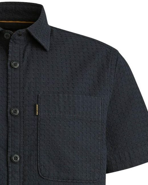 PME LEGEND Casual Overhemd Km in het Black voor heren