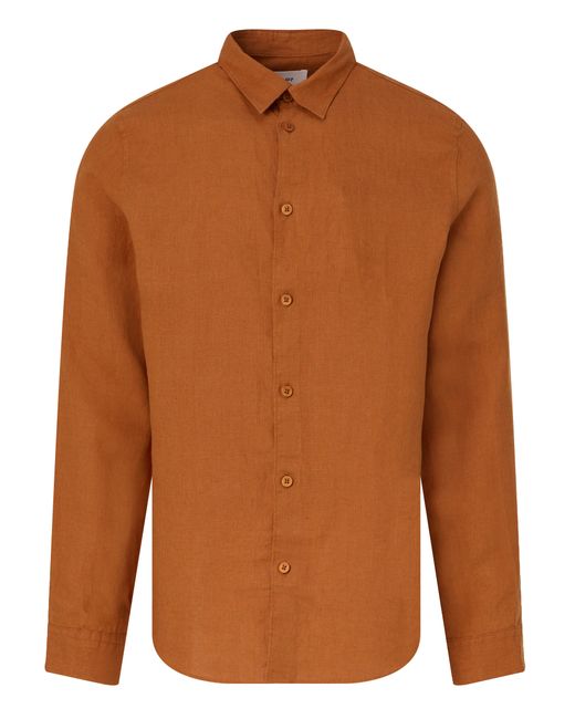 NN07 Enzo Casual Overhemd Lm in het Brown voor heren