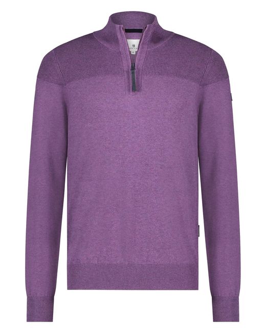 State Of Art Schipperstrui in het Purple voor heren