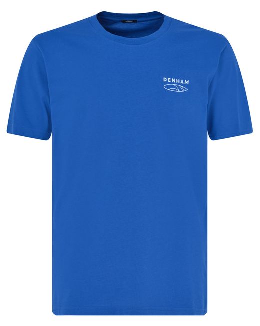 Denham Line Reg T-shirt Km in het Blue voor heren