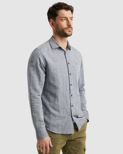 PME LEGEND Casual Overhemd Lm in het Gray voor heren