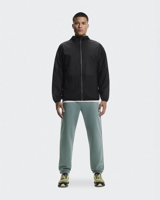 On Shoes Black Explore Lightweight Waterproof Jacket for men