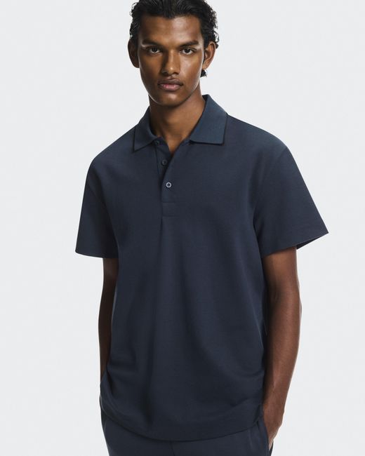On Shoes Blue Courtside Polo for men