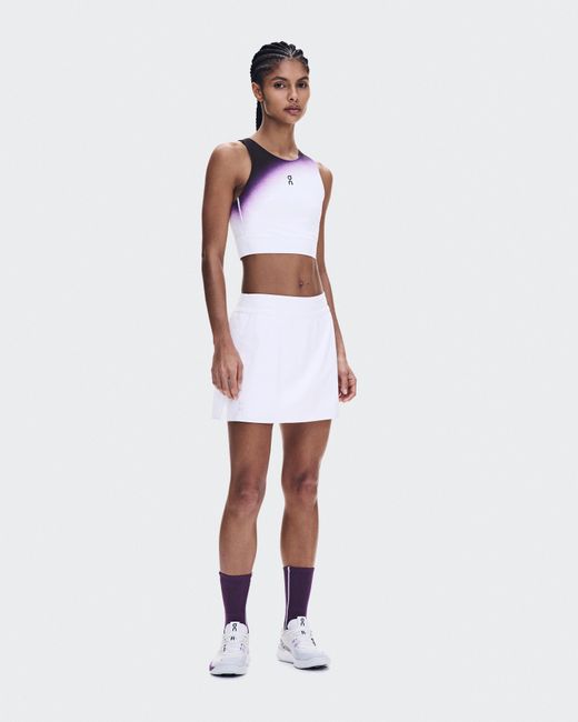 On Shoes White Court Crop Top Swing