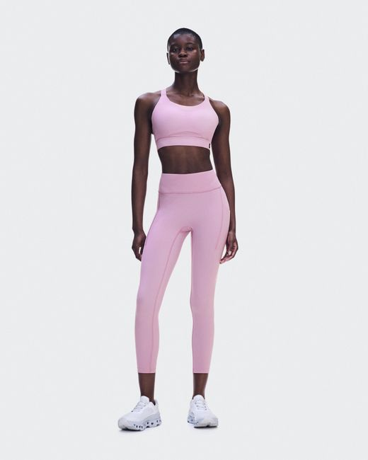 On Shoes Blue Performance Tights 7/8