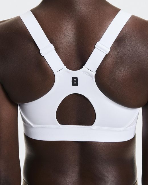 On Shoes White Performance Bra