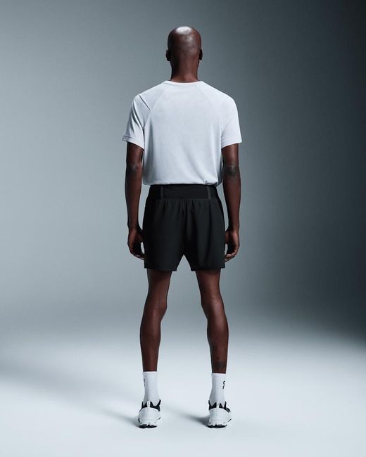 On Shoes Gray Trail Shorts for men