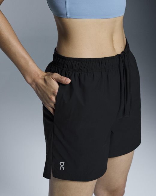 On Shoes Blue 5" Core Shorts