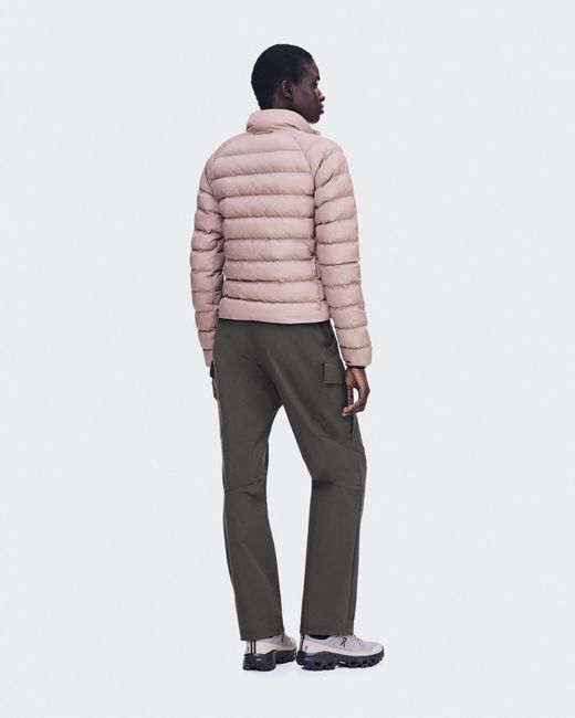 On Shoes Pink Ascent Puffer Jacket