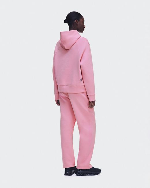 On Shoes Pink Focus Tech Hoodie