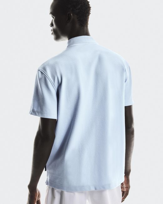 On Shoes Blue Courtside Polo for men