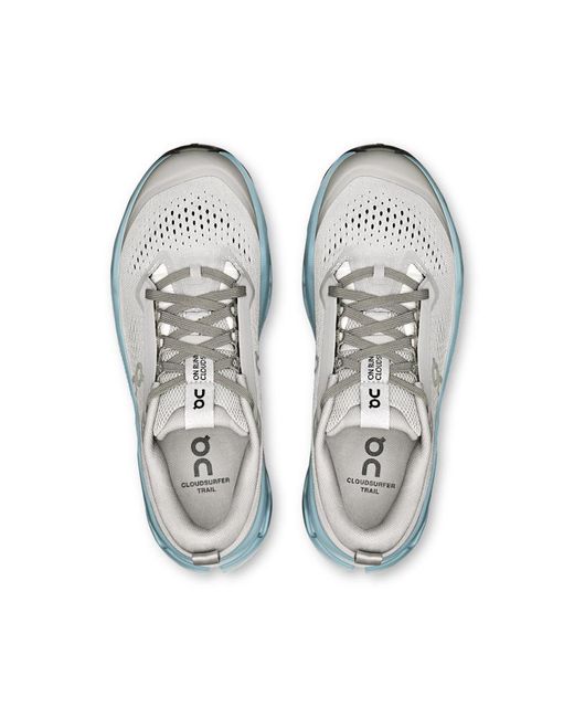 On Shoes Gray Cloudsurfer Trail 2