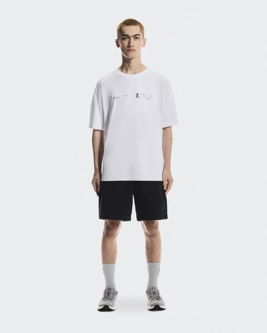 On Shoes White Club Collective Shorts for men