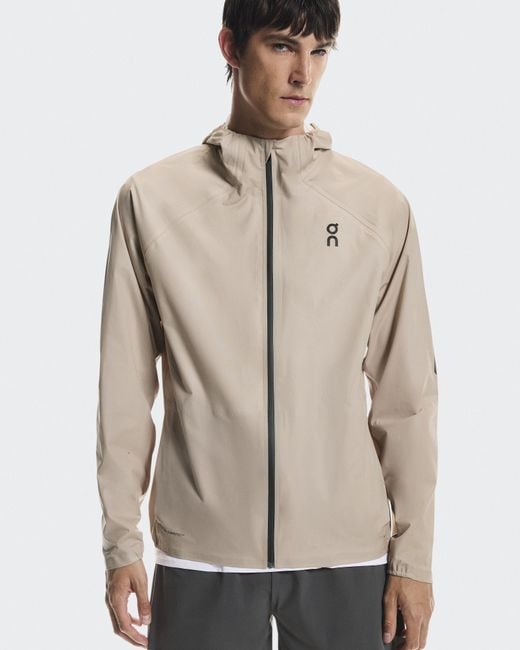 On Shoes Natural Performance Jacket Waterproof for men