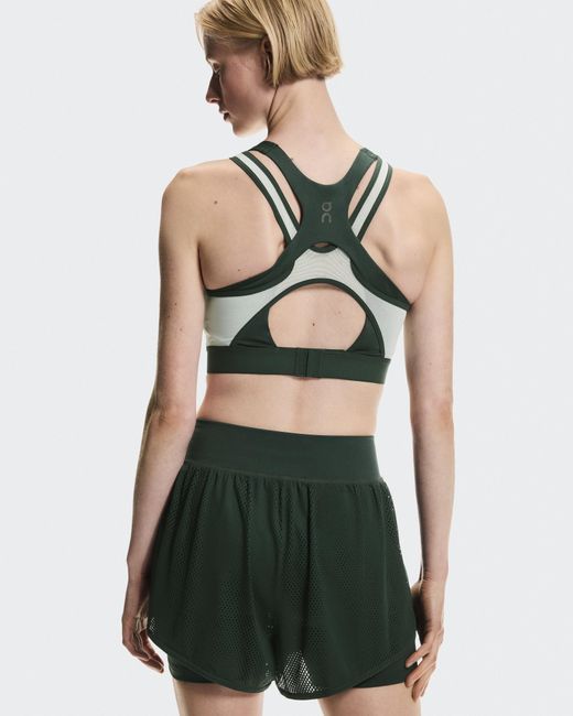 On Shoes Green Train Volt 2-In-1 Shorts