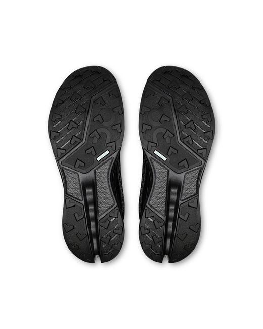 On Shoes Black Cloudsurfer Trail 2 Waterproof
