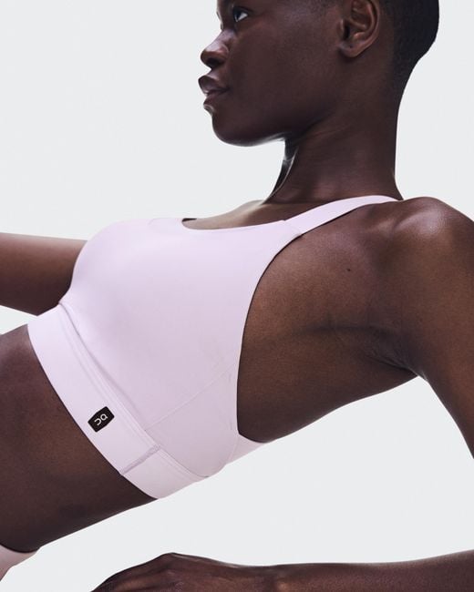 On Shoes White Performance Bra