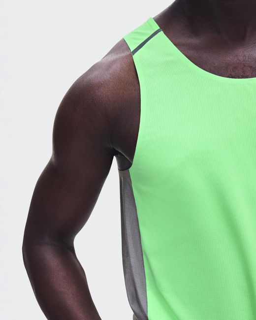 On Shoes Green Performance Tank Top for men