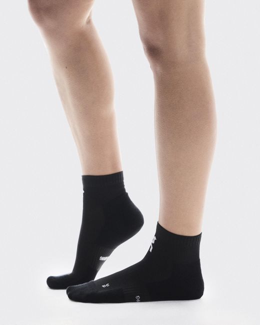 On Shoes White Core Run Sock Mid 2P