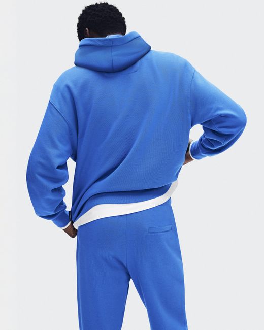 On Shoes Blue Club Hoodie for men
