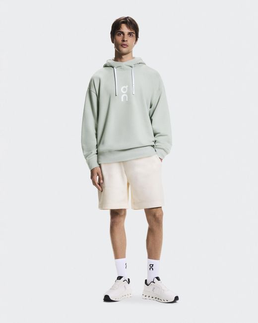 On Shoes White Club Hoodie for men