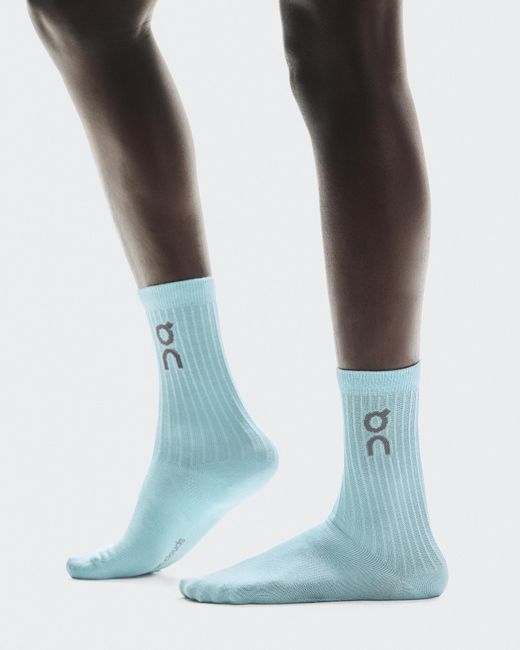 Logo Sock High 3P On Shoes en coloris White