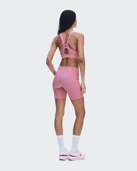 On Shoes Red Performance Bra