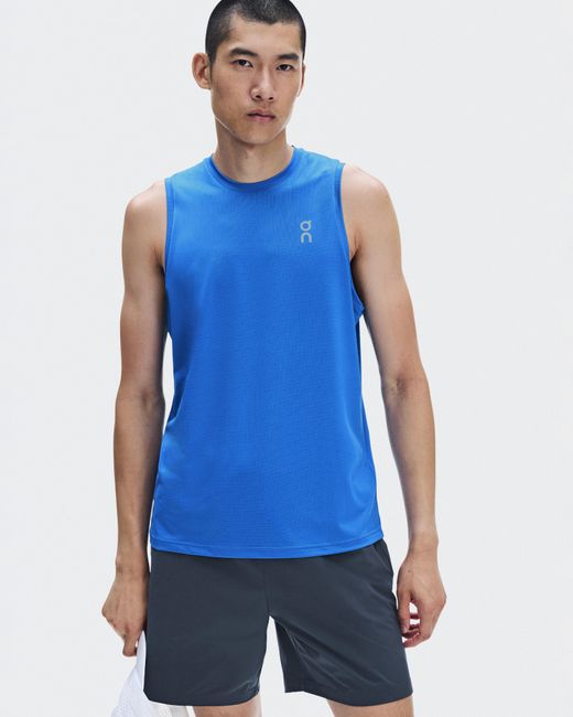 On Shoes Blue Core Tank Top for men