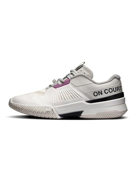 On Shoes White The Roger Pro Fire