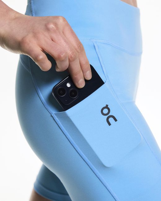 On Shoes Blue Performance Tights Short