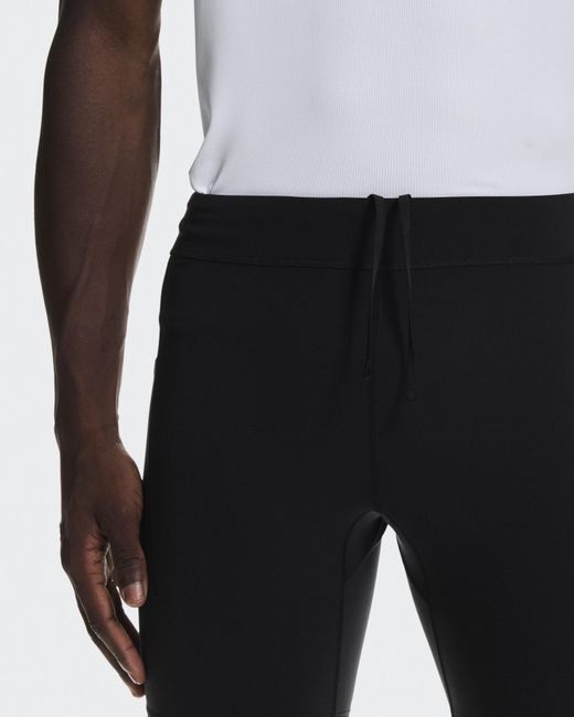 On Shoes White 8" Performance Tights for men