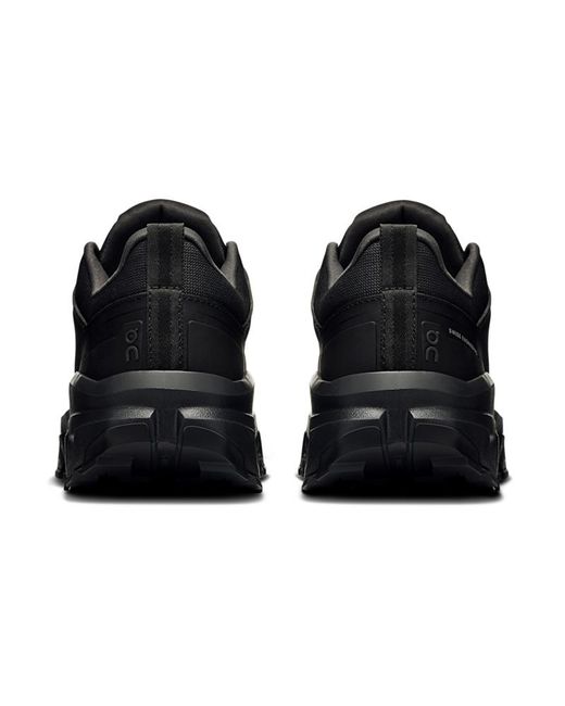 On Shoes Black Cloudrock Low Waterproof