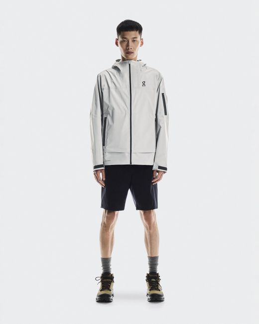 On Shoes White Trek Jacket for men