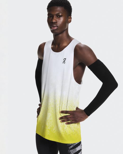 On Shoes White Zero Singlet for men